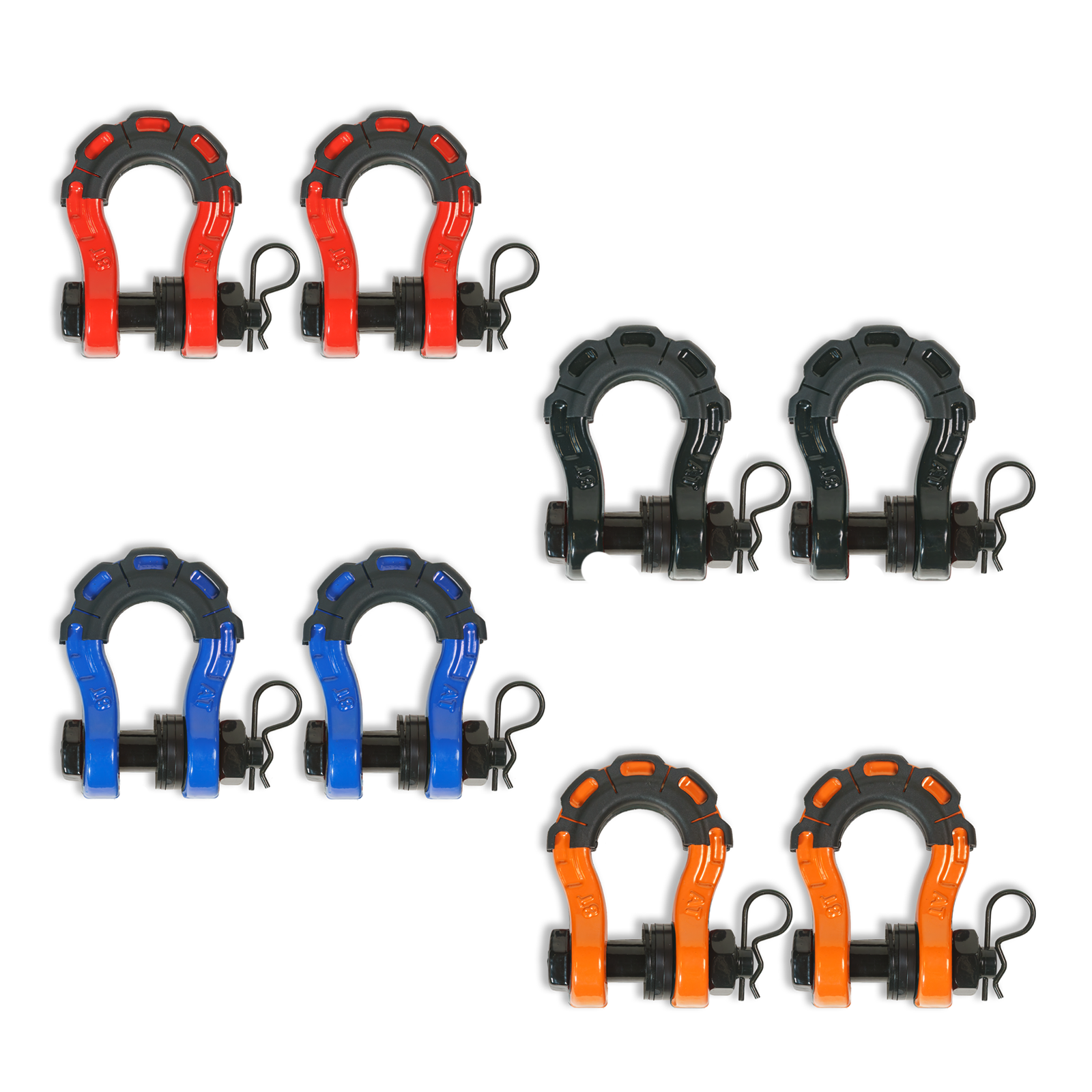 3/4” Forged Steel D-shackle set (8T) (LIFE TIME WARRANTY*) – MOJAB
