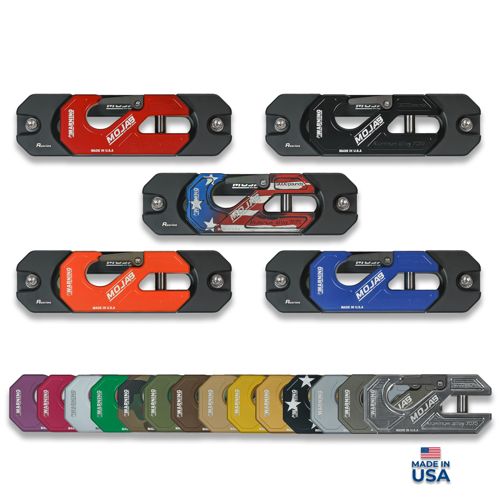 Aluminum Recessed Winch Shackle with Fairlead Kit – MOJAB OFFROAD