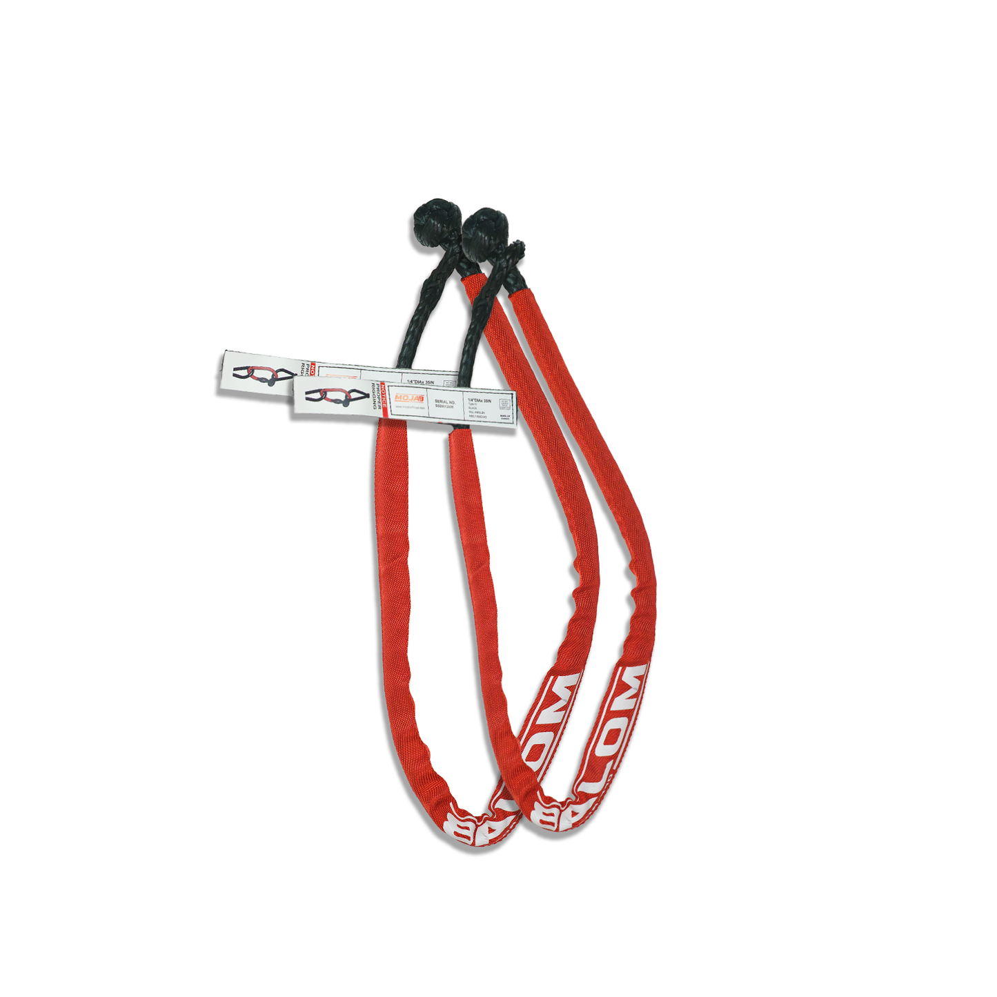 LongReach 1/4'' x 35'' soft shackle (Set of 2 shackles)  (lifetime Warranty) Expected delivery is for the week commencing April 19th