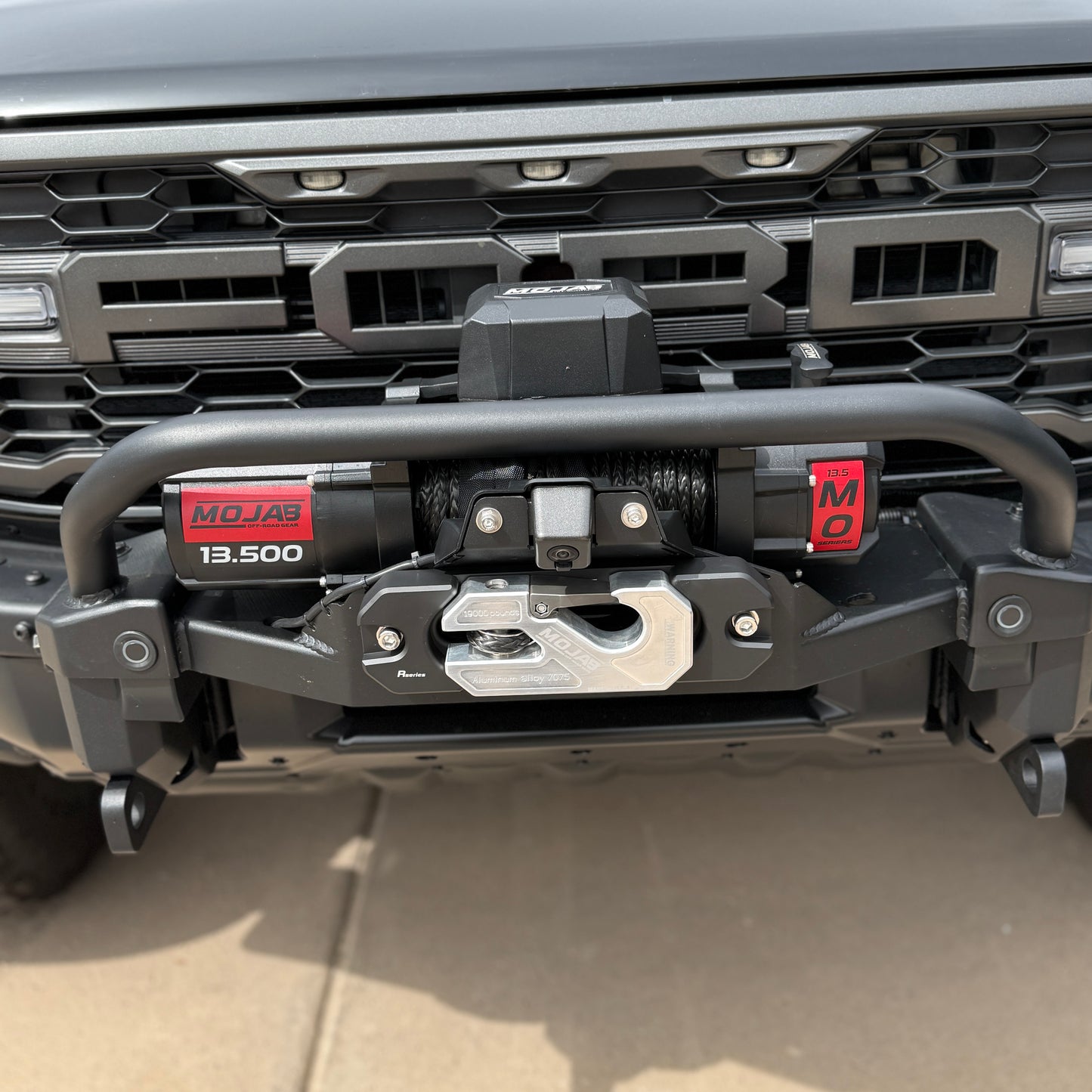 Aluminum Recessed Winch Shackle with Fairlead Kit.(LIFE TIME WARRANTY*)