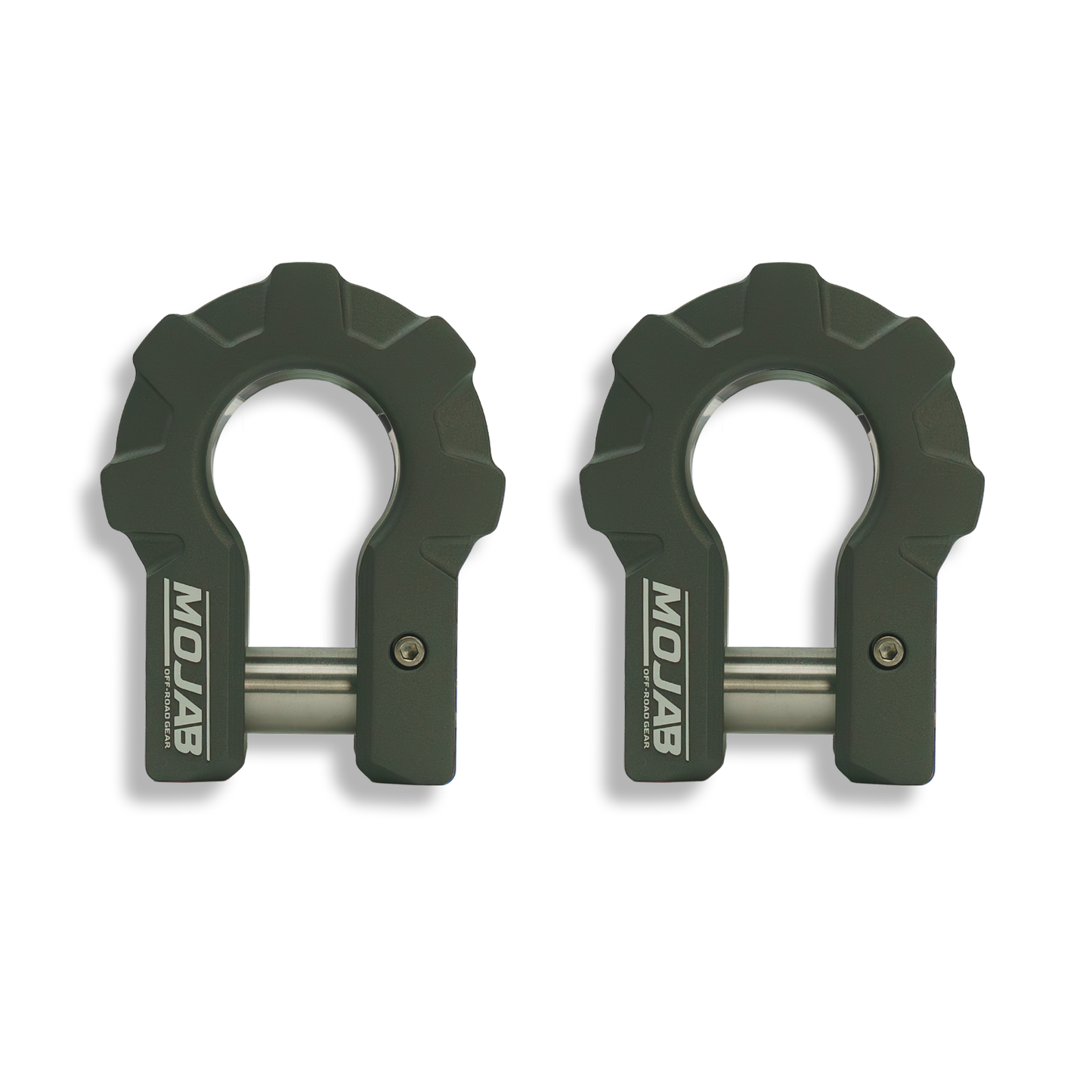 3/4'' Extreme duty Aluminum D-Shackle set (9T)-Ceramic coated (LIFETIME WARRANTY*)