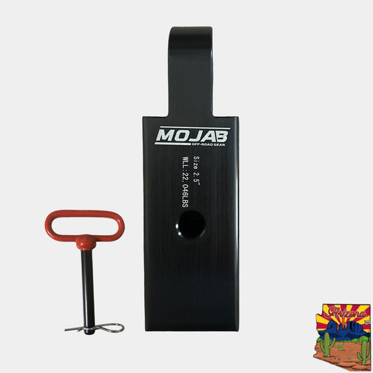 2.5” billet aluminum hitch receiver with heavy duty pin