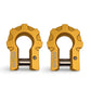 3/4'' Extreme duty Aluminum D-Shackle set (9T)-Ceramic coated (LIFETIME WARRANTY*)