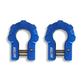 3/4'' Extreme duty Aluminum D-Shackle set (9T) (LIFETIME WARRANTY*)