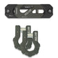 Color Matched Recessed Winch Shackle & Fairlead Kit + 3/4” Extreme Duty Aluminum Shackles (ceramic coated)lifetime warranty