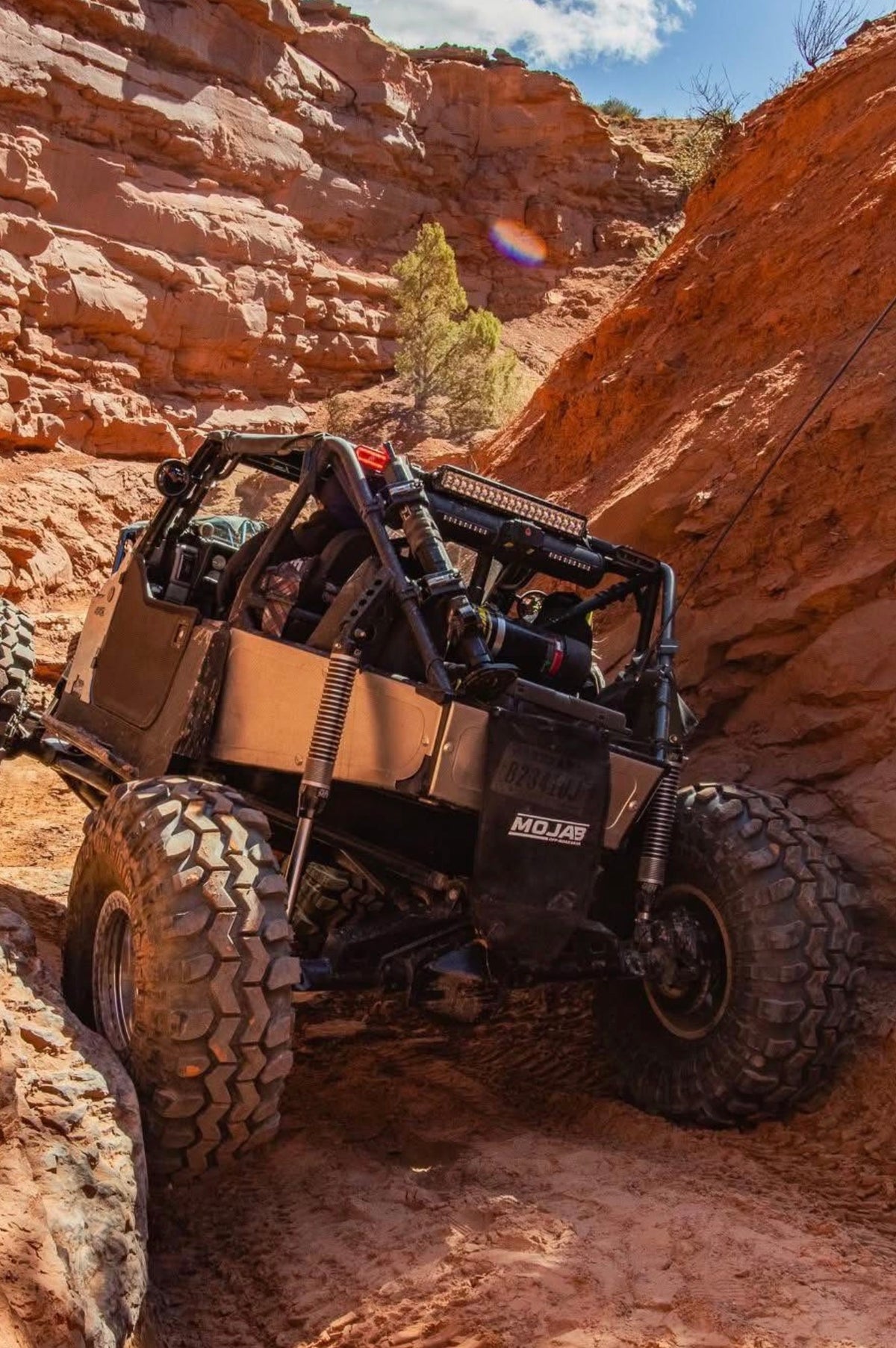 Compact Hydraulic Offroad Jack for recovery with clamps Off-road