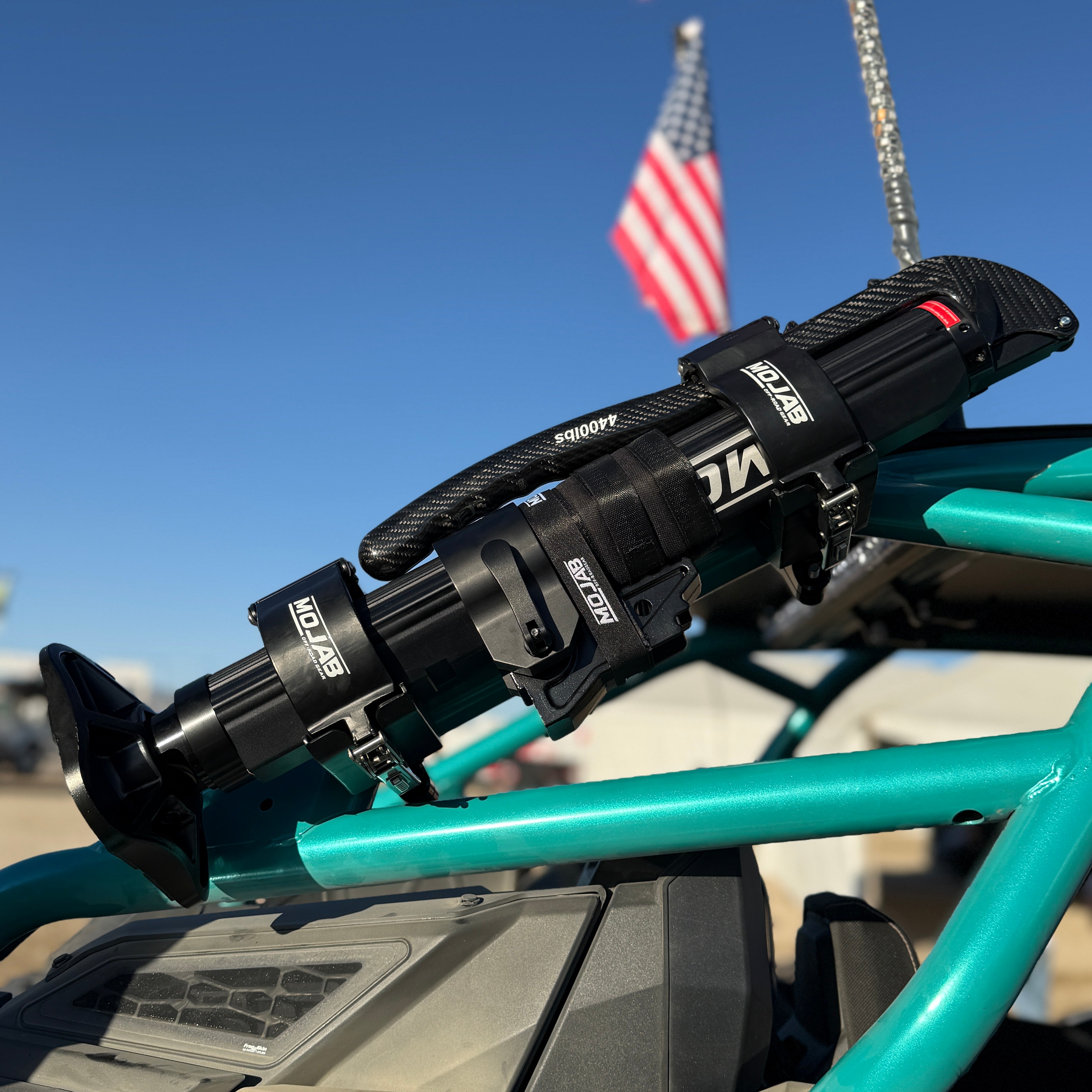 CarbonPro Compact Hydraulic Jack with Mounting Clamps MLH 40