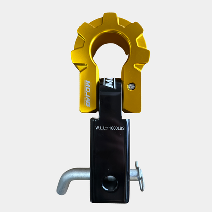 2'' Aluminum Hitch Receiver with Aluminum D-Shackle 9T (LIFETIME WARRANTY)