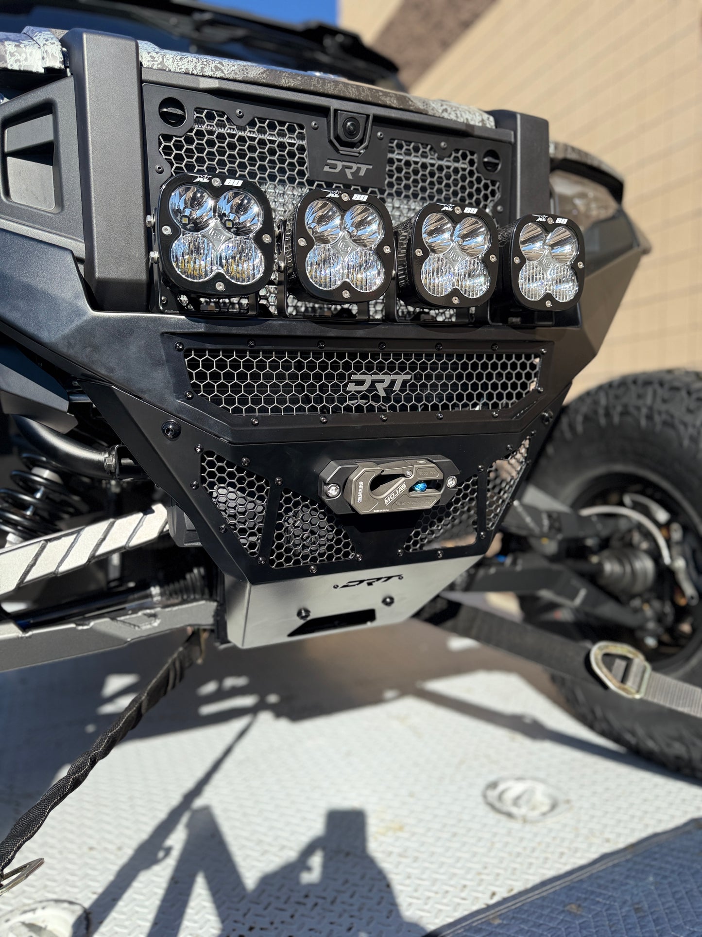 Side By Side / UTV Aluminum Recessed Winch Shackle with Fairlead Kit, closed latch (LIFE TIME WARRANTY*)