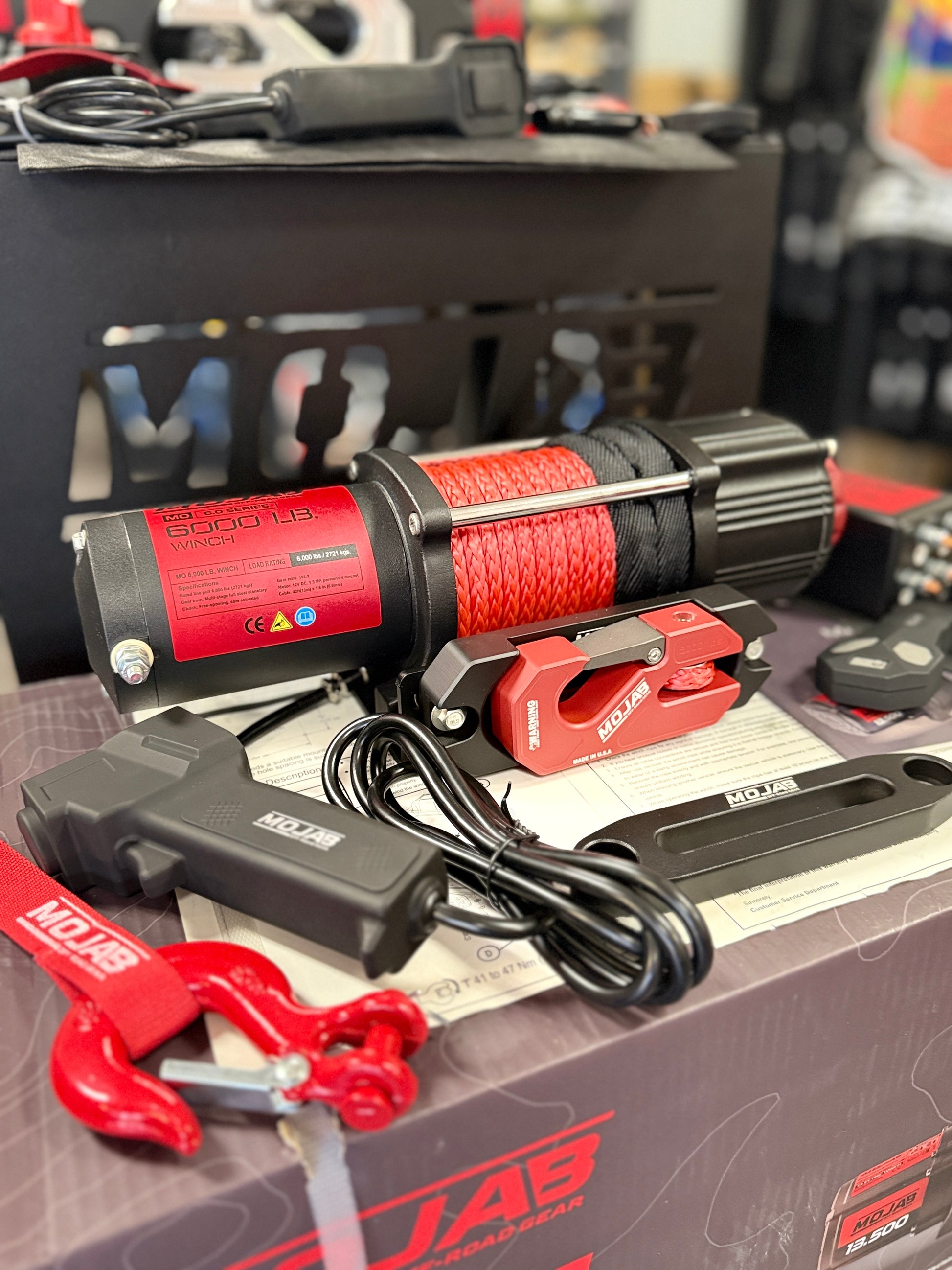 MO6.0 Series Electric Winch 6000 lbs for ATV UTV