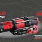 MOJAB MO 6.0 Series Winch on a dark background with brand logos.