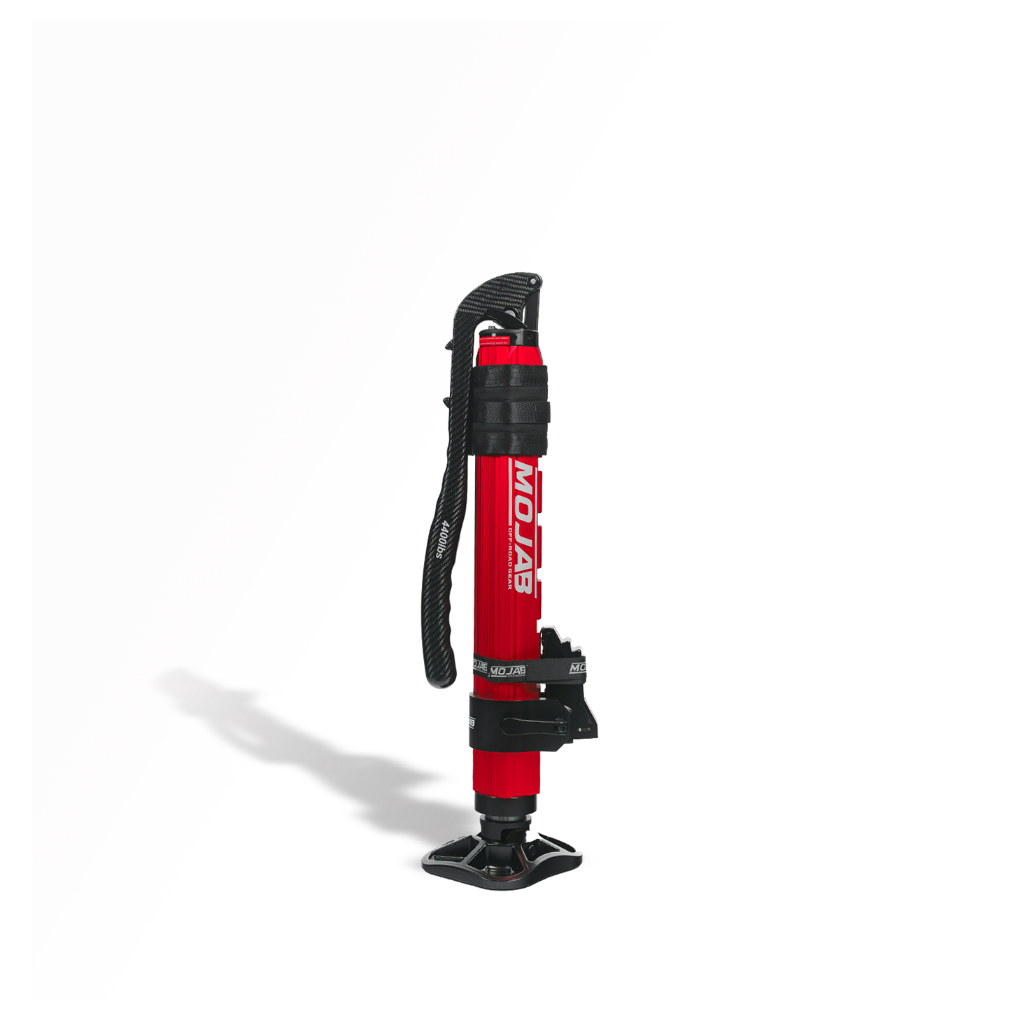Red Offroad hydraulic Jack with Carbon handle for recovery for Jeep, Branco, Granidier, Buggy, Race