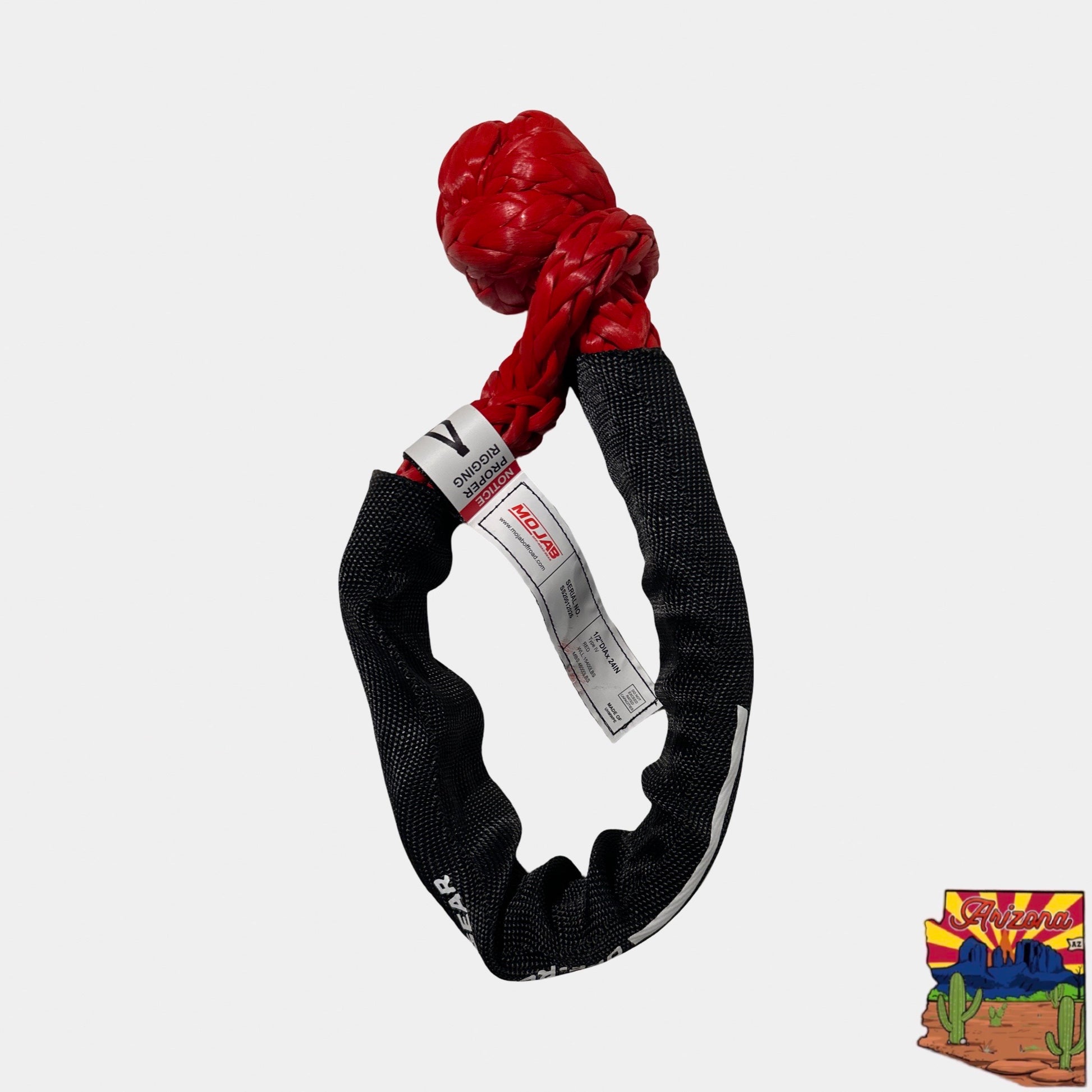 1/2” soft shackle for off-road and towing for Jeep, buggy, Toyota, Overland