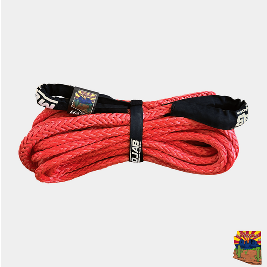 Winch line Extension red for offroad , Jeep, buggy , toyota