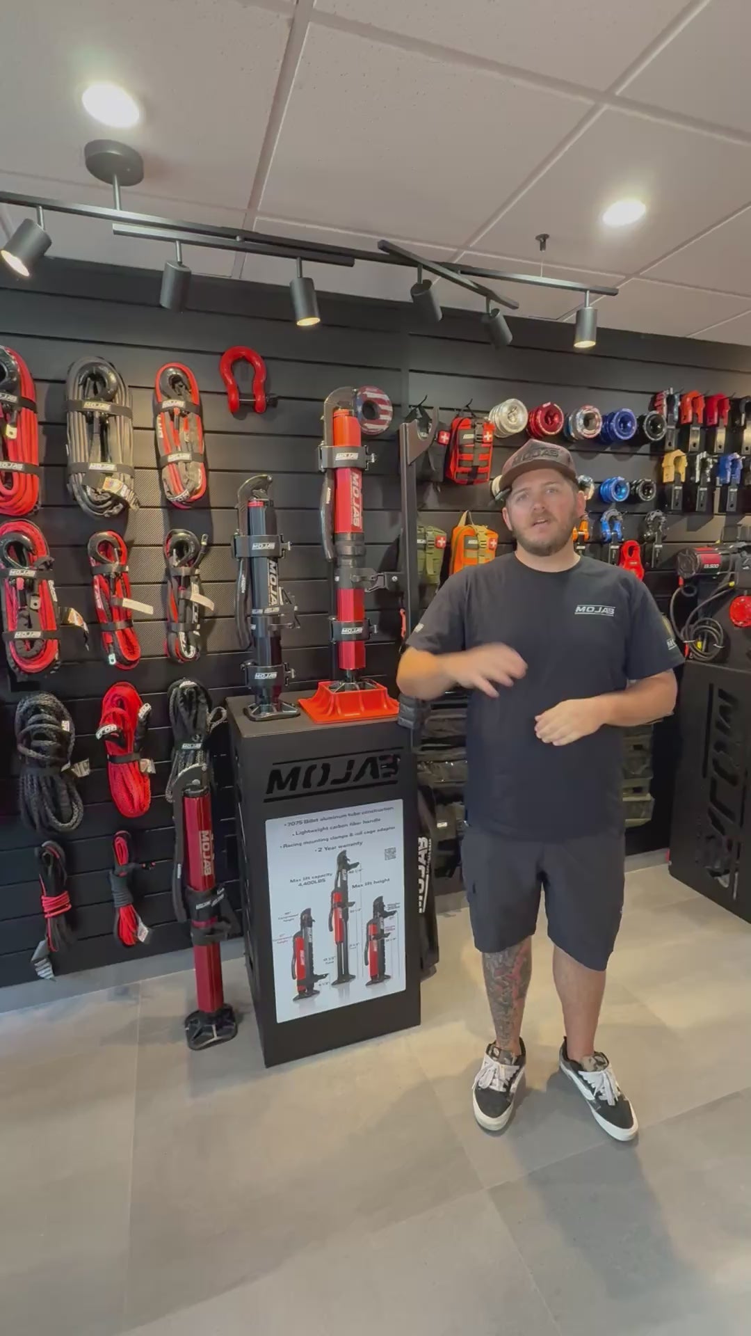CarbonPro Hydraulic Jack with Mounting Clamps MLH 48'' – MOJAB OFFROAD