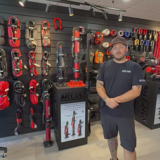 Compact Hydraulic Offroad Jack for recovery with clamps